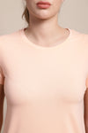 Fresh Salmon Color T Shirt For Women