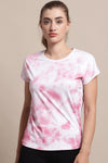 Chest Printed T Shirt For Women