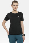 Plain Black T-Shirt For Women