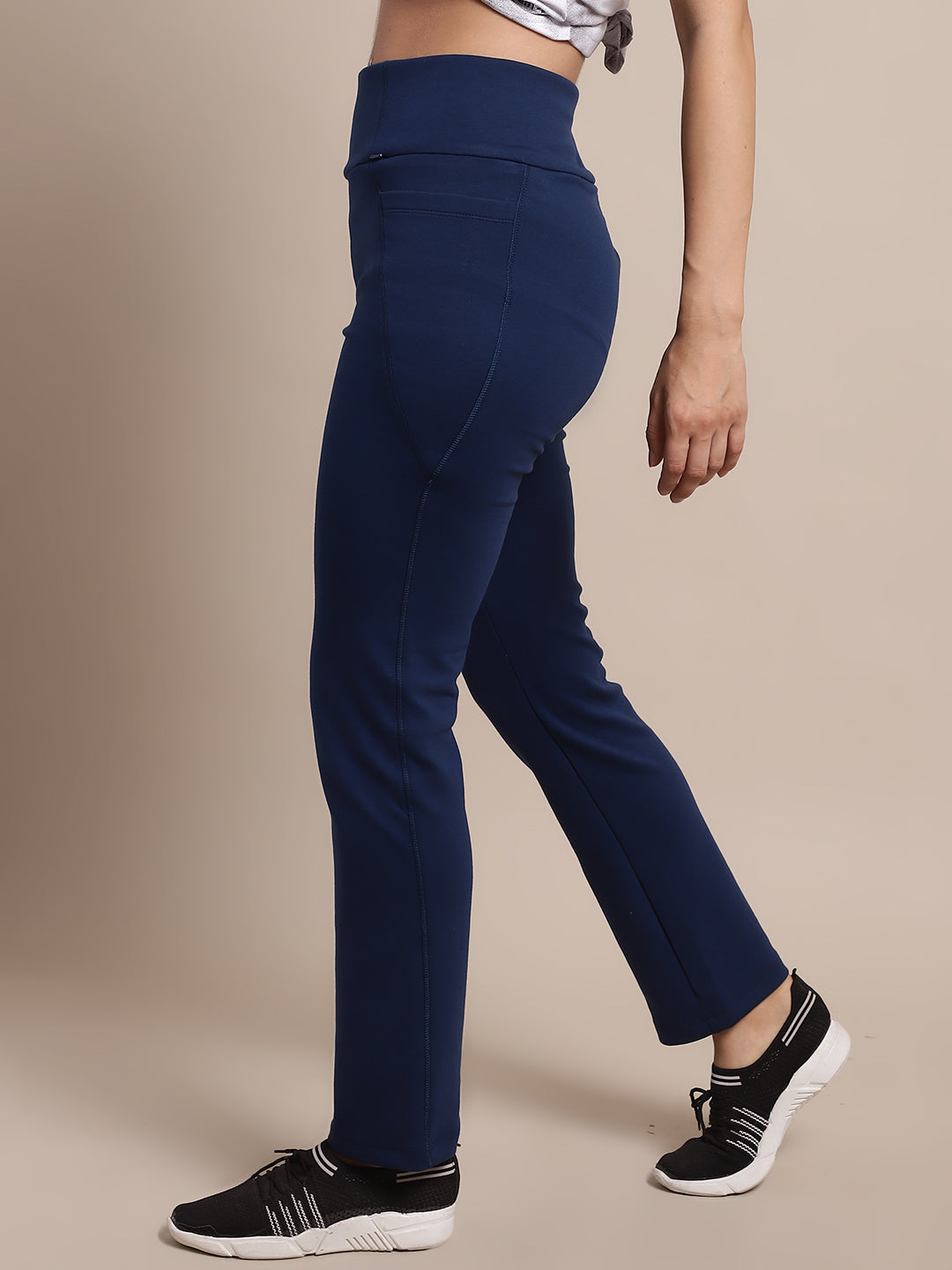 Buy ULTRA HIGH WAIST BLUE YOGA PANTS for Women Online in India