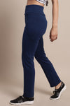 Blue Yoga Pants For Women With Pocket