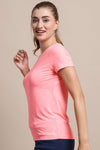 Light Pink T Shirt For Ladies
