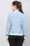 Women Full Sleeve Trypographic Print Sweatshirt