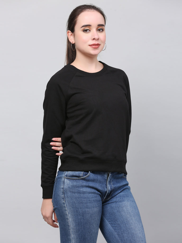 Black full hotsell sleeve sweatshirt