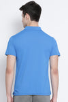 Sky Blue Polo T Shirts For Men