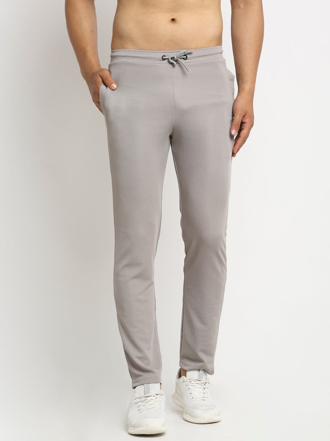 Grey cement Tracksuit trousers in single-colour techno fabric - Buy Online  | Terranova