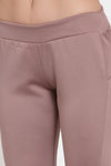 Women's Pink Solid Tights